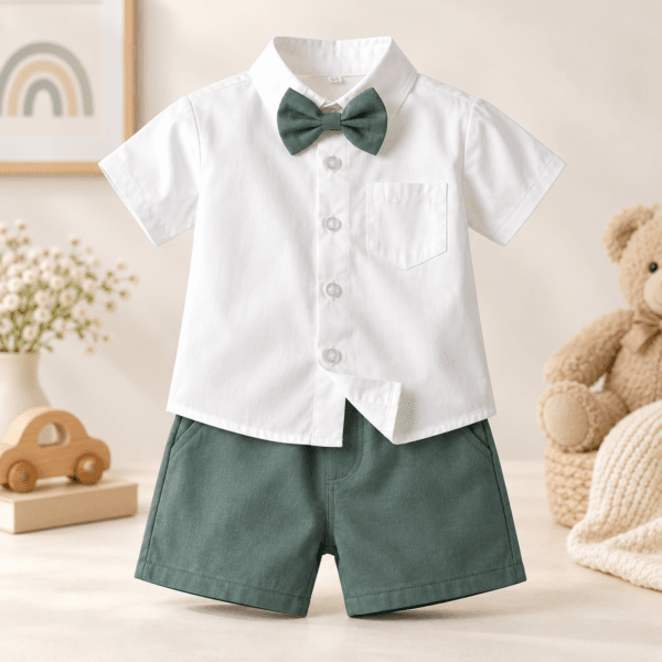 Conjunto de vestir con lazo