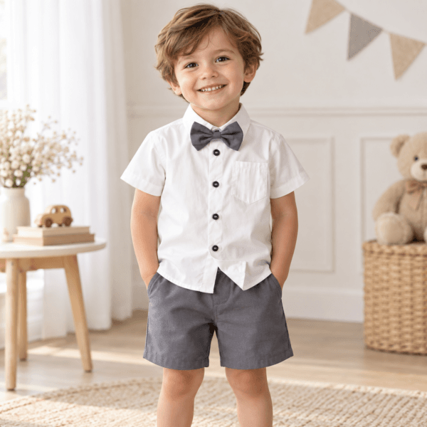 Conjunto de vestir con lazo