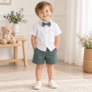 Conjunto de vestir con lazo