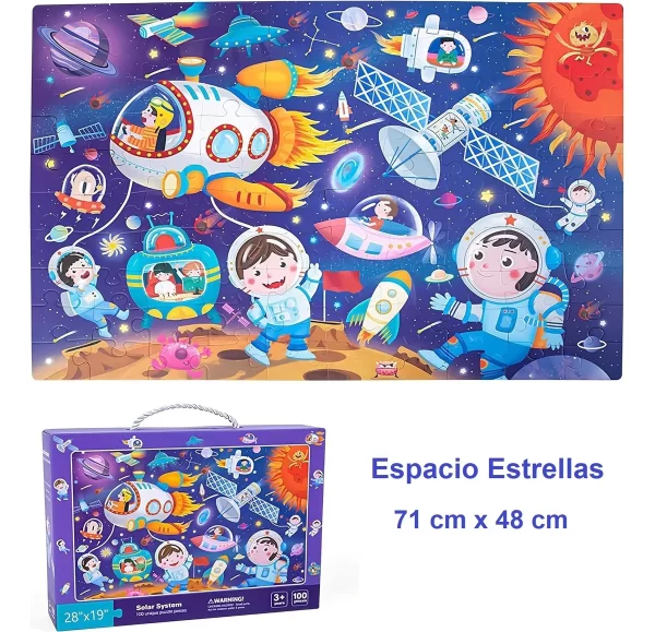 Juego educativo temático de madera