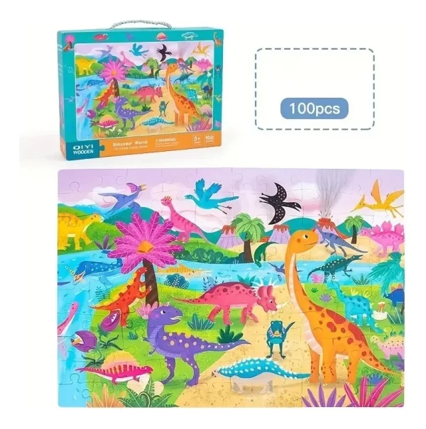 Juego educativo temático de madera