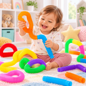 Tubo Sensorial Extensible Antiestrés | Estimulación y Exploración