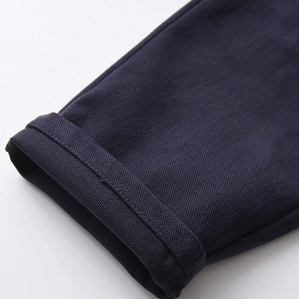 Set de pantalón de vestir, tirantes y lazo color azul