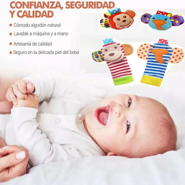 Sonajeros para manos y pies