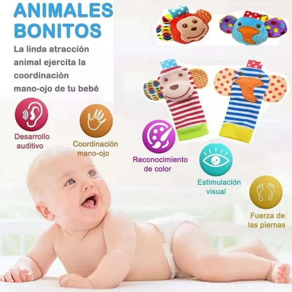 Sonajeros para manos y pies