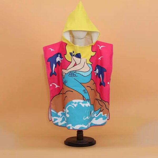 Toalla de playa con capucha