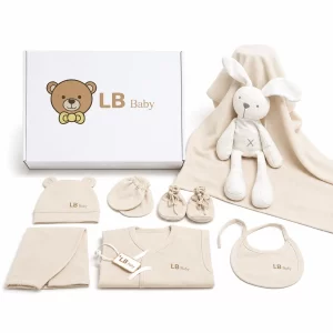 Set Bienvenida Bebé 8 piezas-Colores Neutros / Ideal Regalo