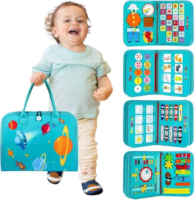 Tablero de tela didáctico para niños