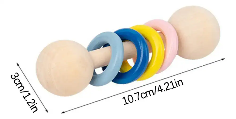 Sonajero de madera - Imagen 2