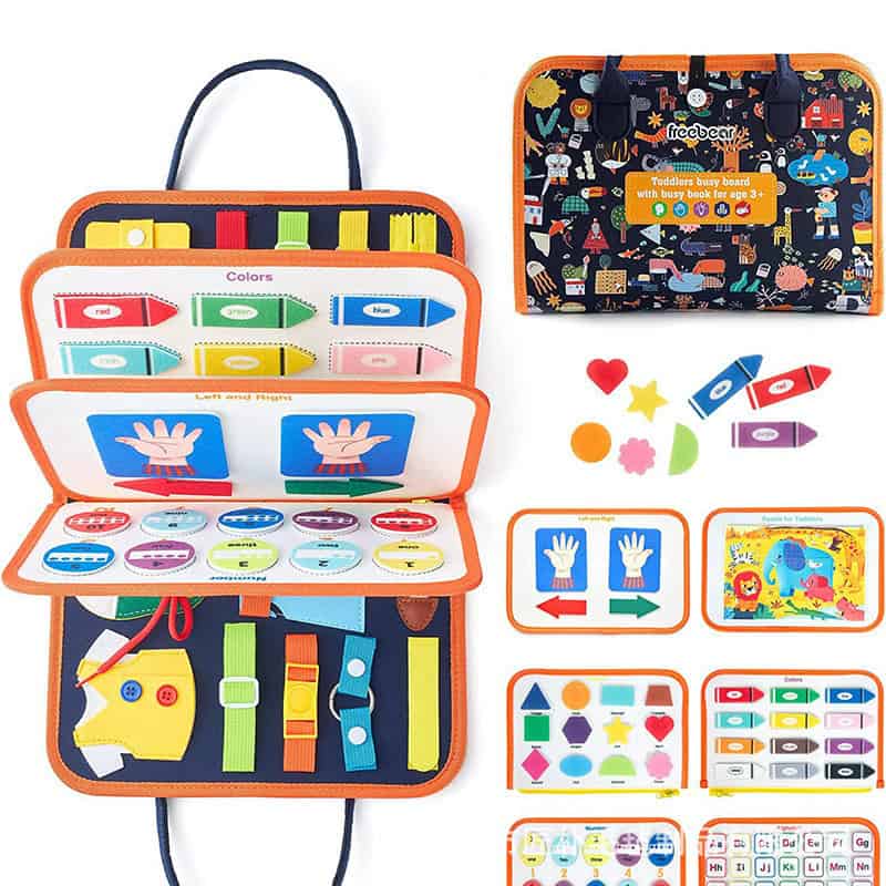 Tablero de tela didáctico para niños