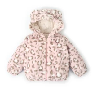 Abrigo animal print para niñas