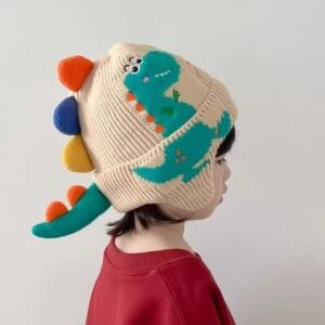 Gorro de dinosaurio para bebés