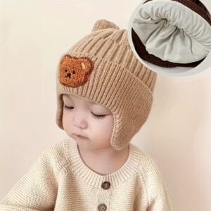 Gorro tejido para bebés