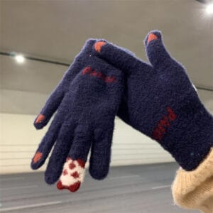 Guantes de panda gruesos unisex