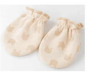 Par de mitones para bebés