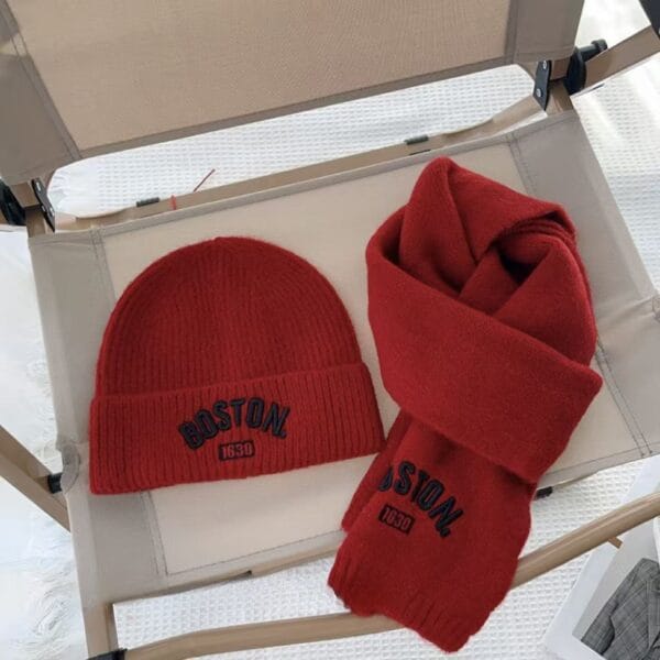Set de gorro y bufanda infantil