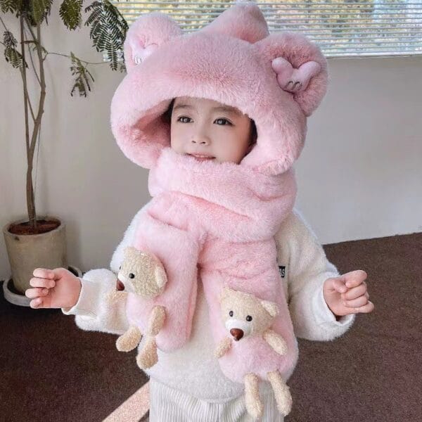 Set de gorro y bufanda infantil
