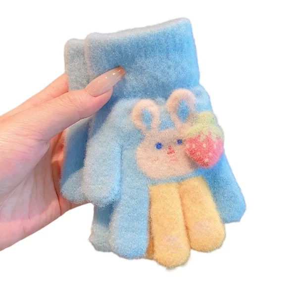 Guantes con diseño de conejita