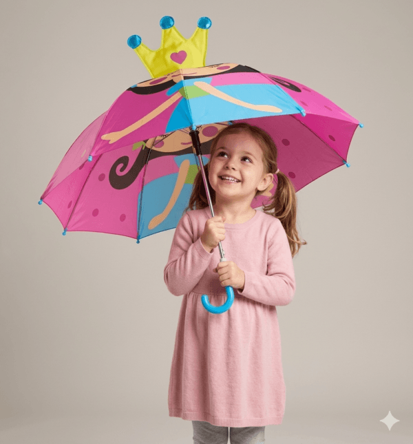 Paraguas para uso en lluvia de niños