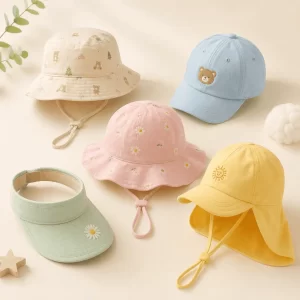 Gorros, jockeys y viseras para bebé