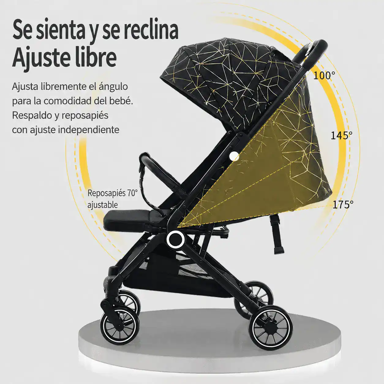 Coche de Paseo para Bebé JLE-X5 - Imagen 2
