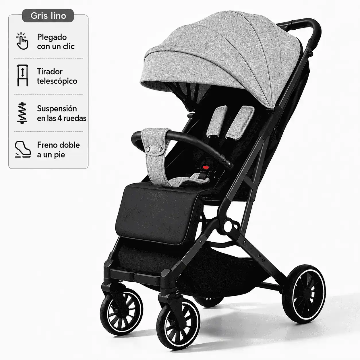 Coche de Paseo para Bebé JLE-X5 - Imagen 4
