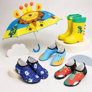 Paraguas y botas de lluvia