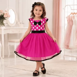 Vestidos estilo Minnie Mouse con tul