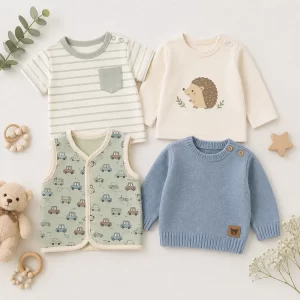 Poleras, chalecos y sweaters