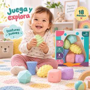 Set de Pelotas Sensoriales para Bebé | Texturas y Estimulación Temprana