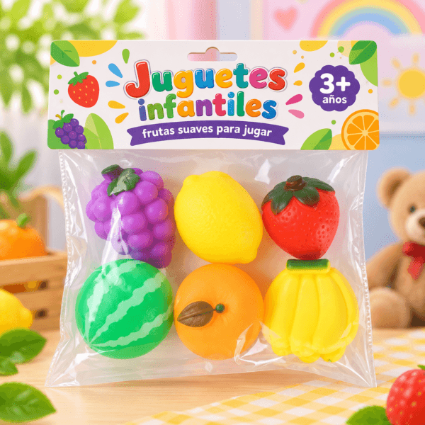 Set de frutas sensoriales para bebé