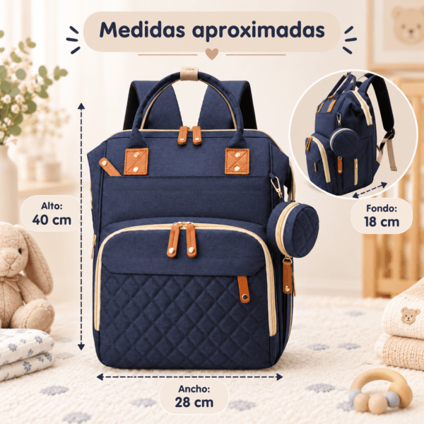 Mochila maternal de gran capacidad