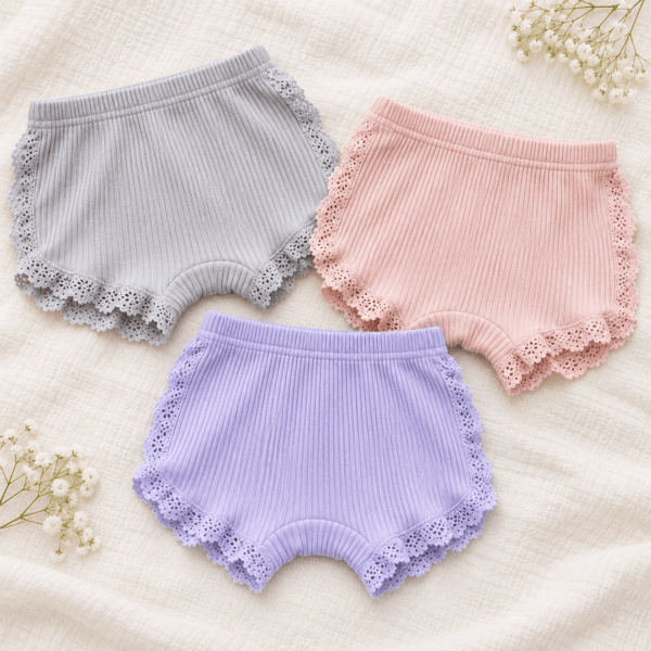 Short cubrecalzón con volados