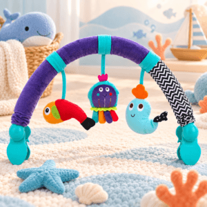 Arco de Actividades para Cochecito y Huevito | Estimulación Temprana