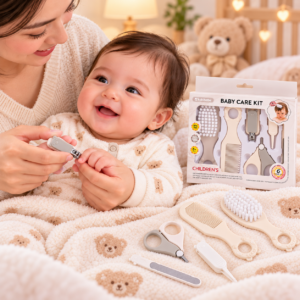 Kit de Higiene y Cuidado para Bebé 6 Piezas | Set Esencial de Aseo Infantil