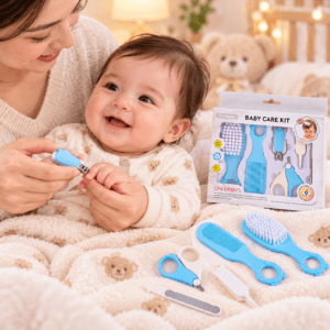 Kit de Higiene y Cuidado para Bebé 6 Piezas | Set Esencial de Aseo Infantil