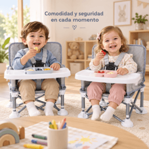 Silla de Comer Plegable Outdoor para Bebé | Portátil para Camping, Playa y Picnic
