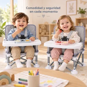 Silla de Comer Plegable Outdoor para Bebé | Portátil para Camping, Playa y Picnic