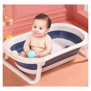 Bañera plegable con termómetro digital