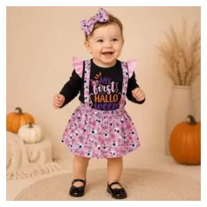 Disfraz de Halloween para bebé de tres piezas
