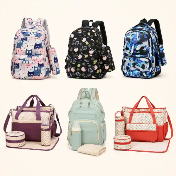 Mochilas y pañaleras