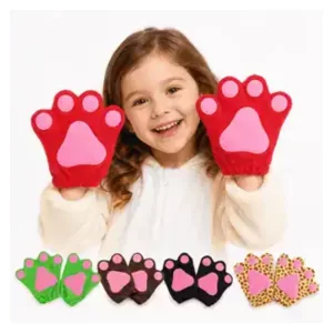 Manoplas infantiles de patitas de animal