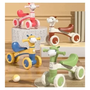 Triciclo de ovejita con luces, música y burbujero