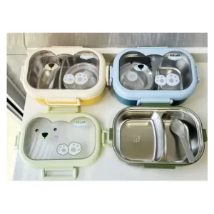 Contenedor térmico con diseño de oso polar